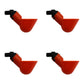 Four Automatic Drinker Cups Backyard Poultry Chicken Birds Flock Watering System