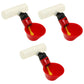 (3) AUTOMATIC WATERER DRINKER CUPS & 1/2" CLEAR FITTING CHICKEN WATER POULTRY
