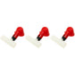 (3) AUTOMATIC WATERER DRINKER CUPS & 1/2" CLEAR FITTING CHICKEN WATER POULTRY