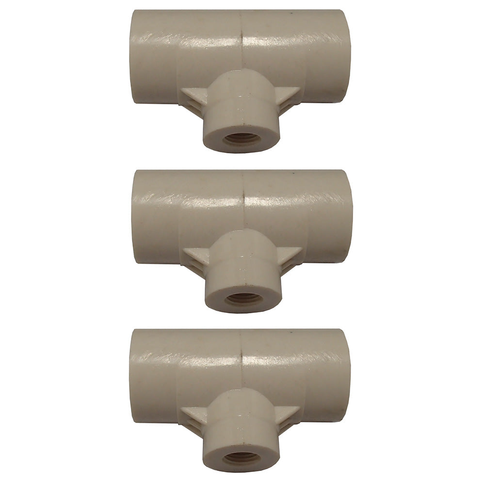 Qty 3: Water Drinker PVC Fitting Fits Universal Products Replaces 12F