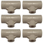 (6) 1/2" PVC Fitting for Heavy Duty Poultry Drinker Cups OR Nipples Bracket