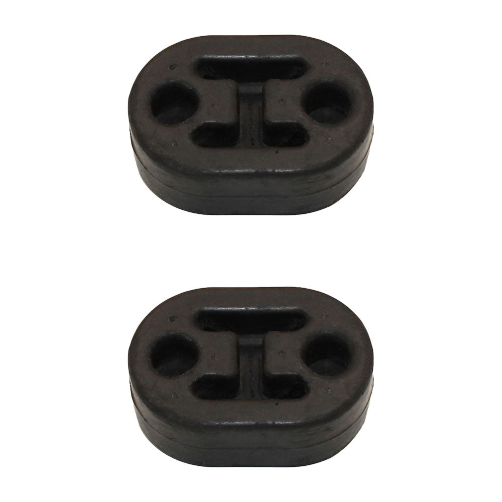 Qty 2: Rubber Exhaust Insulator Fits Universal Products Replaces 100400