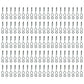 100 New SJ Hooks for Rubber Rope Shock Cord Bungee Cord Tarp Strap Tie Down Hook