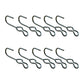 SJ Hooks 10 Piece Set Steel Construction for Rope Shock Cord Bungee Cord