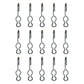 15 SJ Hooks For Rubber Rope Shock Cord Bungee Cord Tarp Strap Tie Down Hook
