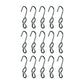 15 SJ Hooks For Rubber Rope Shock Cord Bungee Cord Tarp Strap Tie Down Hook