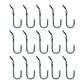 15 SJ Hooks For Rubber Rope Shock Cord Bungee Cord Tarp Strap Tie Down Hook
