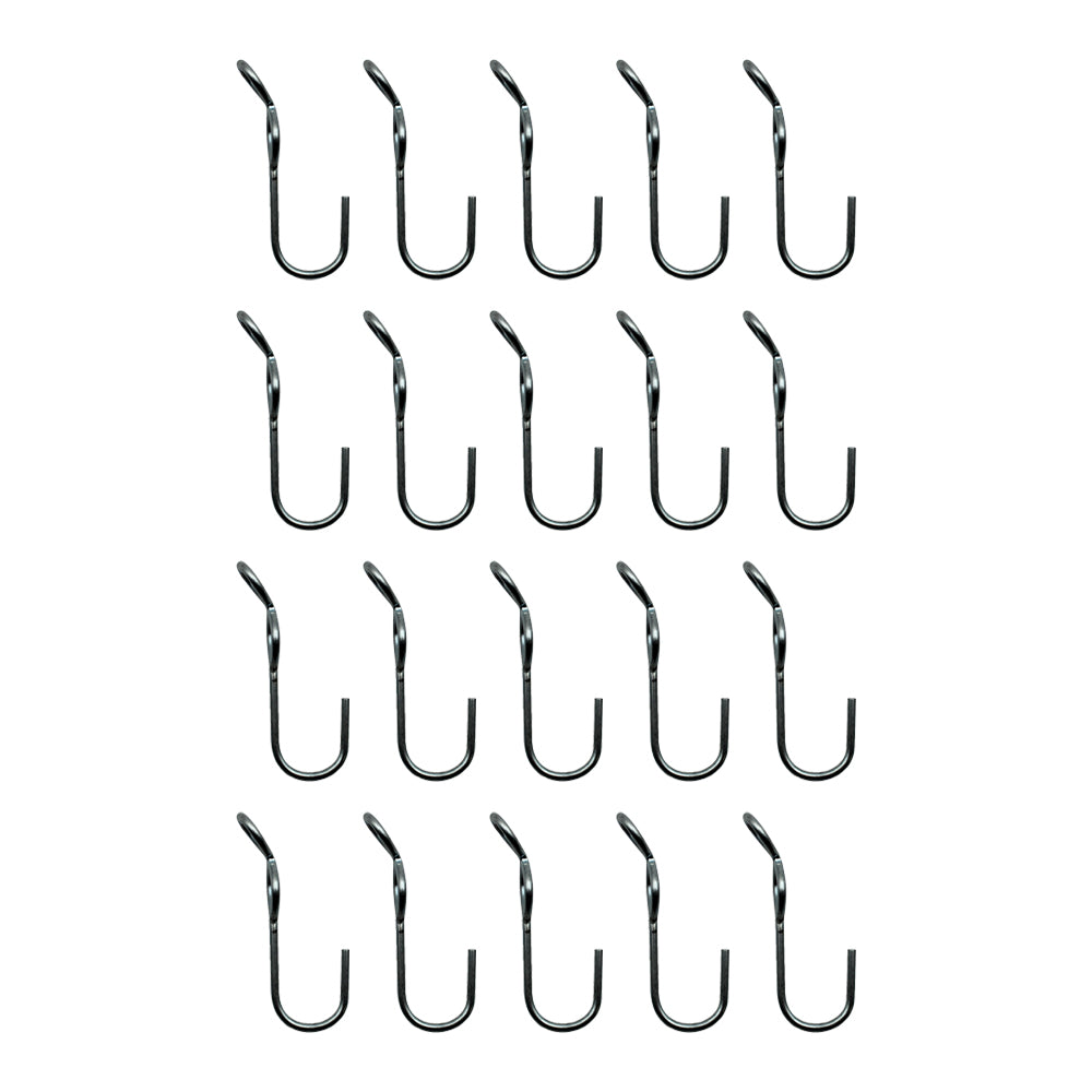 (20) SJ Hooks for Cargo Control Storage Rubber Rope Shock Cord Tarp Hook RRH-100