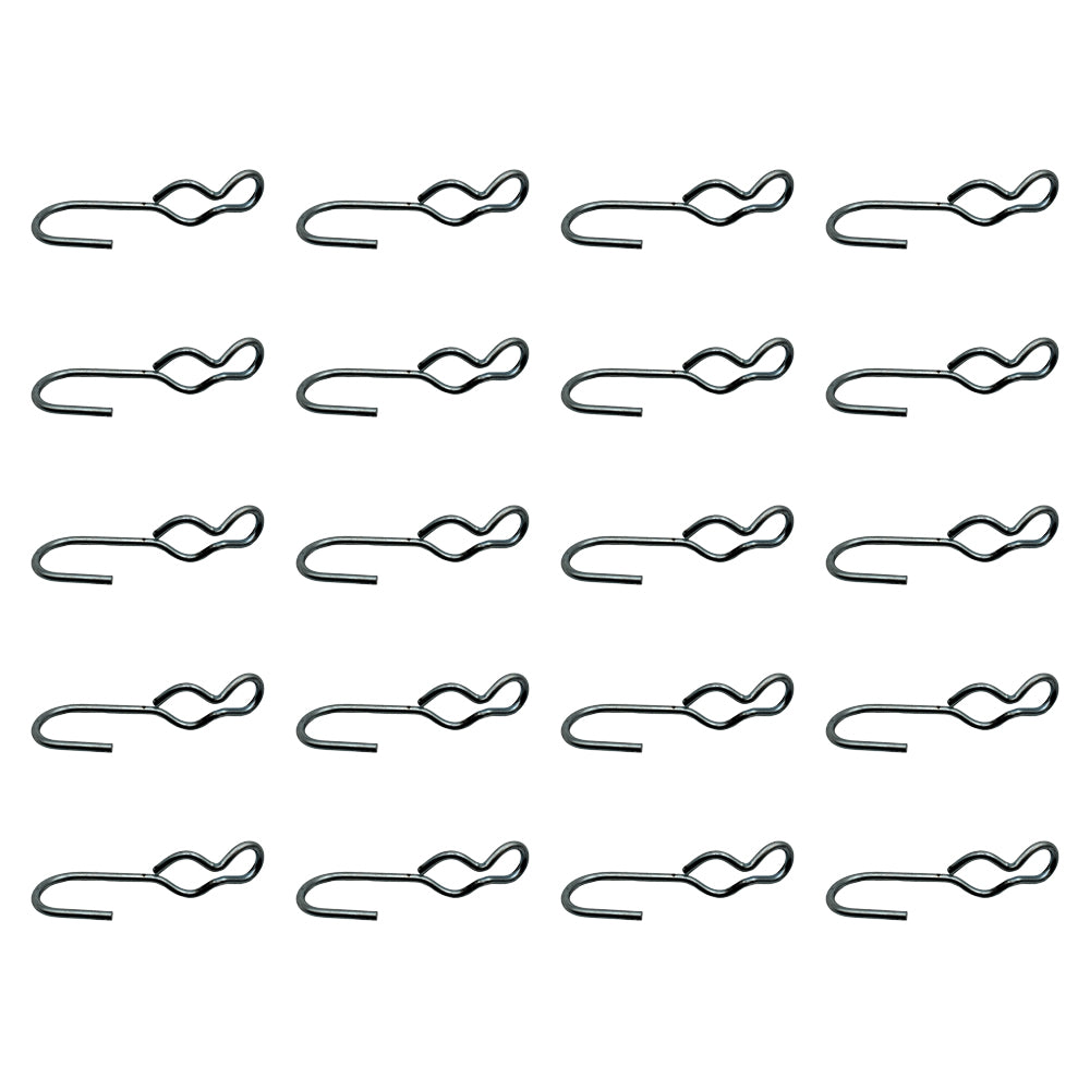 (20) SJ Hooks for Cargo Control Storage Rubber Rope Shock Cord Tarp Hook RRH-100