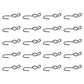 Twenty New Heavy Duty S/J Hooks For Securing Cargo Truck Tarps Canvas Covers