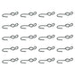 Twenty New Heavy Duty S/J Hooks For Securing Cargo Truck Tarps Canvas Covers