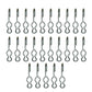 25 New SJ Hooks for Rubber Rope Shock Cord Bungee Cord Tarp Strap Tie Down Hook