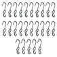 25 New SJ Hooks for Rubber Rope Shock Cord Bungee Cord Tarp Strap Tie Down Hook