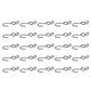 25 New SJ Hooks for Rubber Rope Shock Cord Bungee Cord Tarp Strap Tie Down Hook