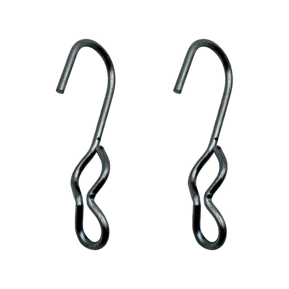 S J Hooks 2 Piece Set Rubber Rope Hooks Double Eye Hooks TRRSJ For Canvas/Tarp