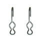S J Hooks 2 Piece Set Rubber Rope Hooks Double Eye Hooks TRRSJ For Canvas/Tarp