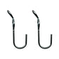 S J Hooks 2 Piece Set Rubber Rope Hooks Double Eye Hooks TRRSJ For Canvas/Tarp