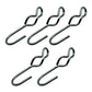 S J Hooks 5 Piece Set Steel Construction for Rope Shock Cord Bungee Cord