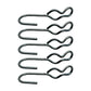 S J Hooks 5 Piece Set Steel Construction for Rope Shock Cord Bungee Cord