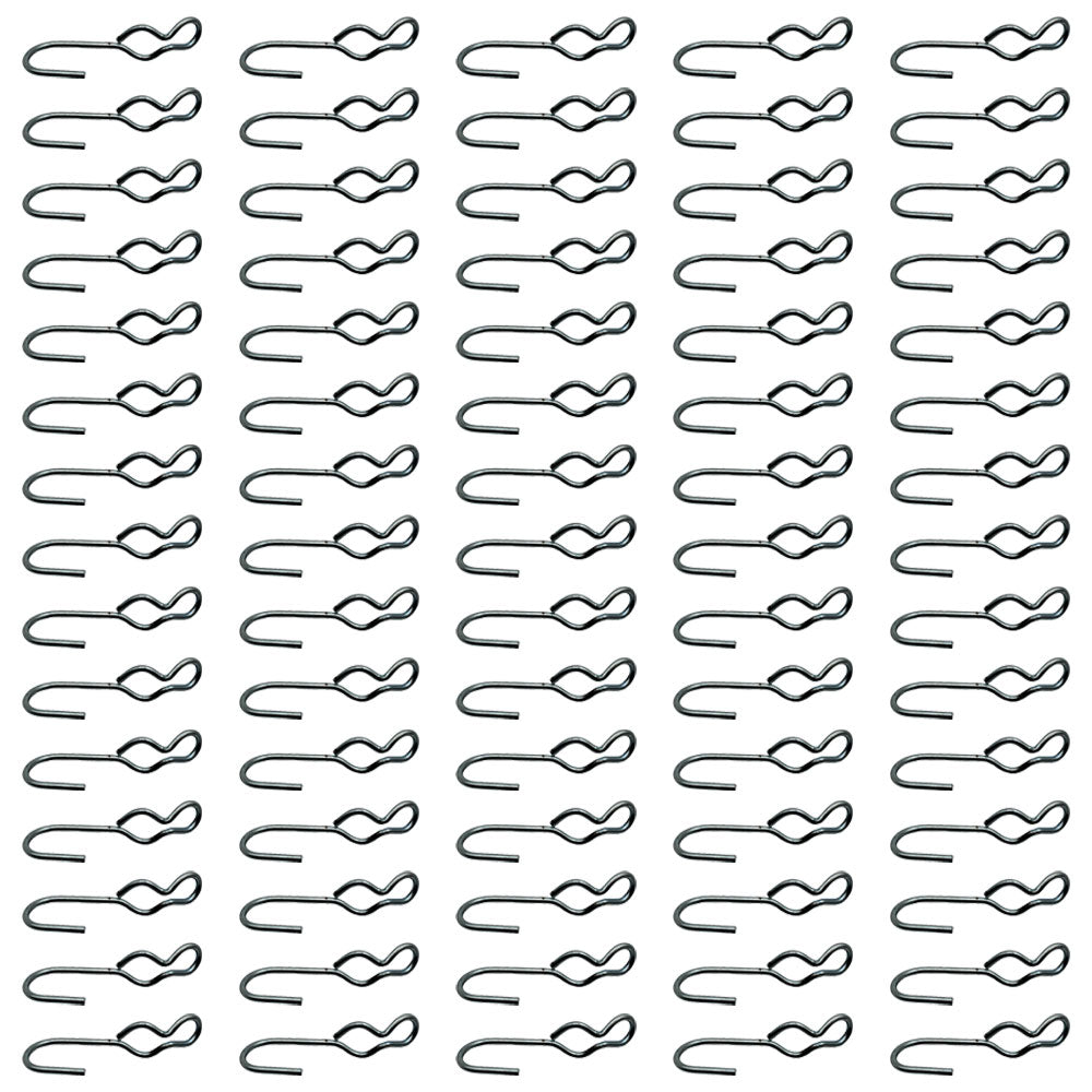 75 SJ Hook Ends for 3/8"- 7/16" OD Bungee to Create Custom Length Tarp Straps