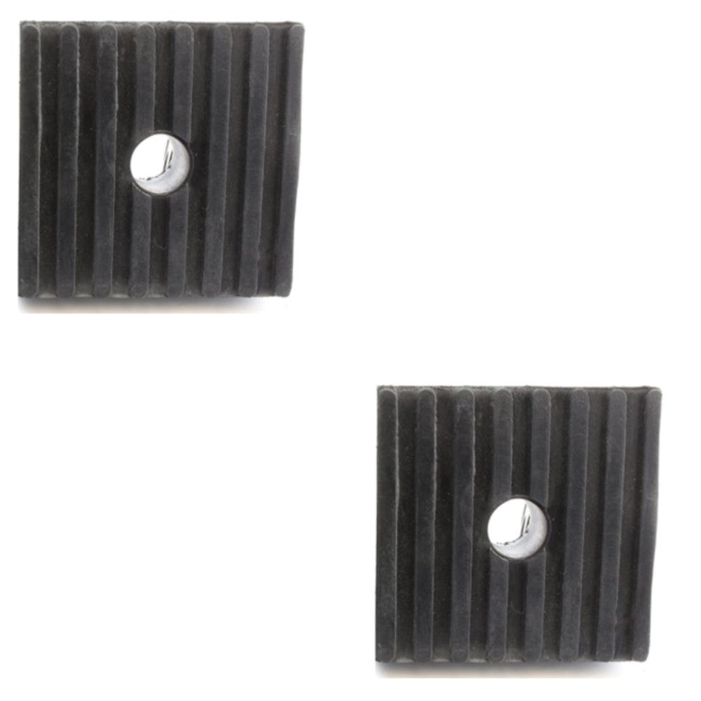 (2) Anti Vibration Pad For Air Compressor Or Equipment Solid Rubber 4x4x1