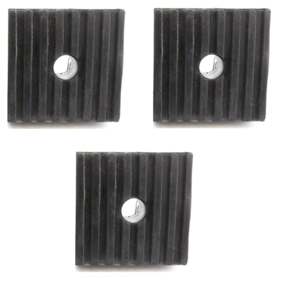 3 Pack Anti Vibration Pads For Air Compressor Or Equipment Solid Rubber 4x4x1