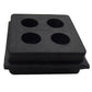 One (1) 2" x 2" x 3/4" Anti Vibration Heavy Duty All Rubber Isolation Pad