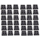 Set of (36) 2" x 2" x 3/4" Anti Vibration Heavy Duty All Rubber Isolation Pads