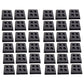 (36) Anti-Vibration Pads - Heavy Duty All Rubber Isolation Pads - 2" x 2" x 3/4"