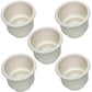 5 Pack White Plastic Cup Drink Can Holder for Boat Car Yacht Rv