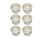 Six (6) Two Tiered White Plastic Cup Holder For Boats RVs Car Truck Pool Table