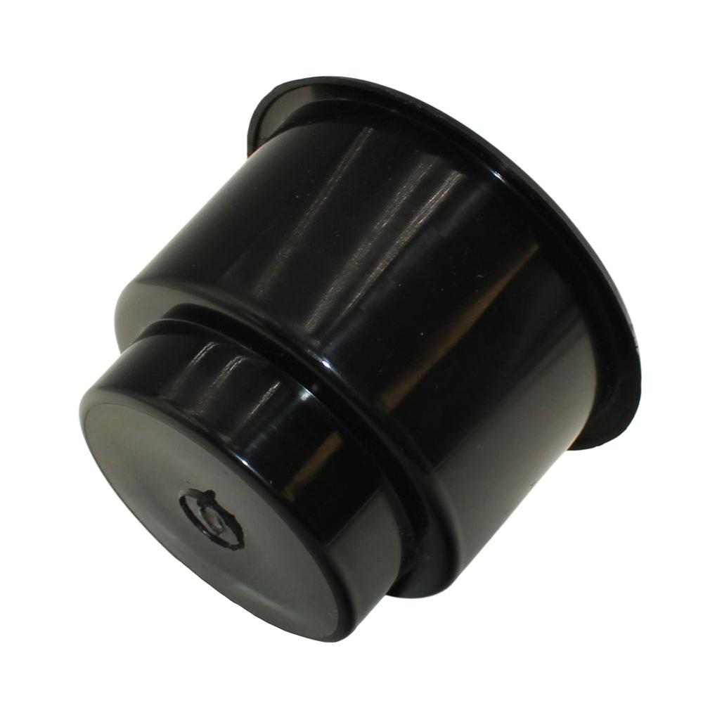 Single Black Plastic Cup Holder Large Size Jumbo Truck RV Boat Car Inserts