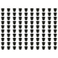 (100 Pack)- Boat Cup Holders 3-5/8, Black Plastic for Pontoon Boat RV Car Truck