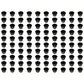(100 Pack)- Boat Cup Holders 3-5/8, Black Plastic for Pontoon Boat RV Car Truck