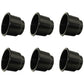 6 Pack Black Two Tiered Plastic Drink Cup Can Holder for Boats RV Pontoon Seadoo