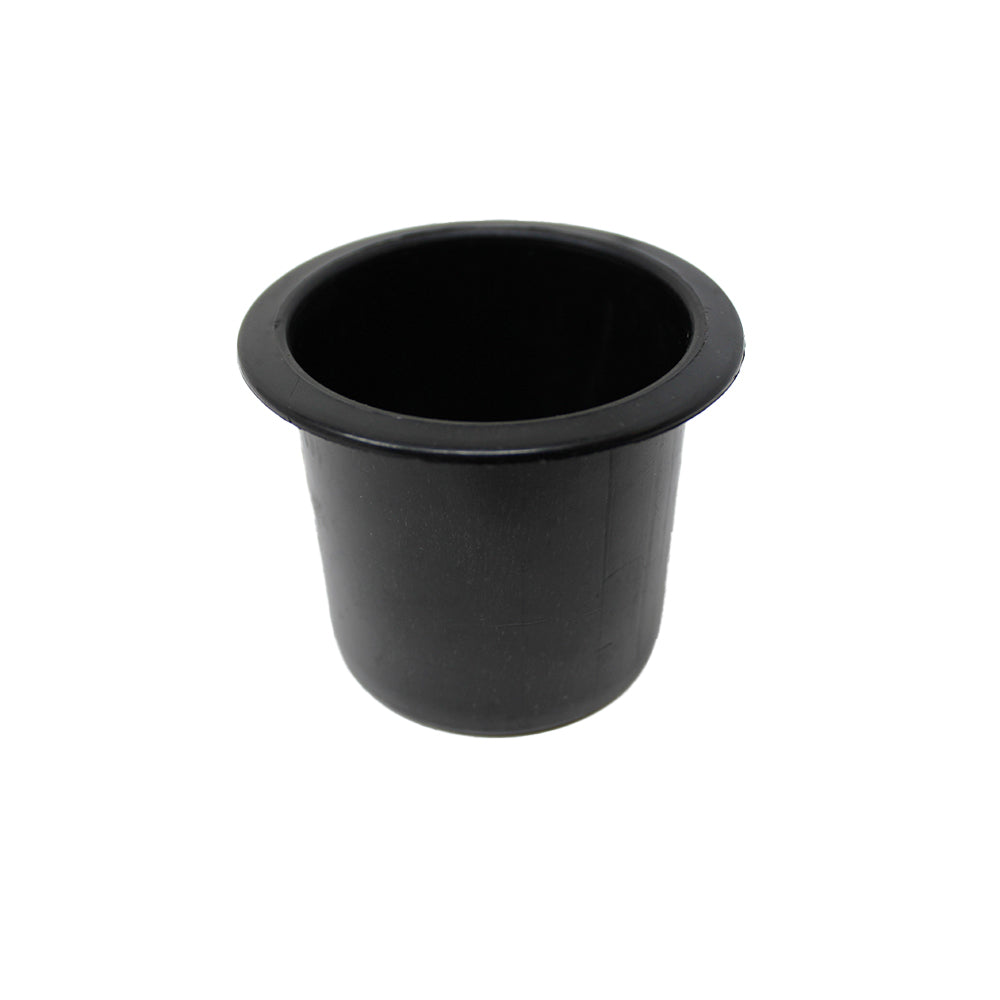 Plastic Single Jumbo 3 5/8 Black Cup Holder Boat Car Truck Van Golf Cart