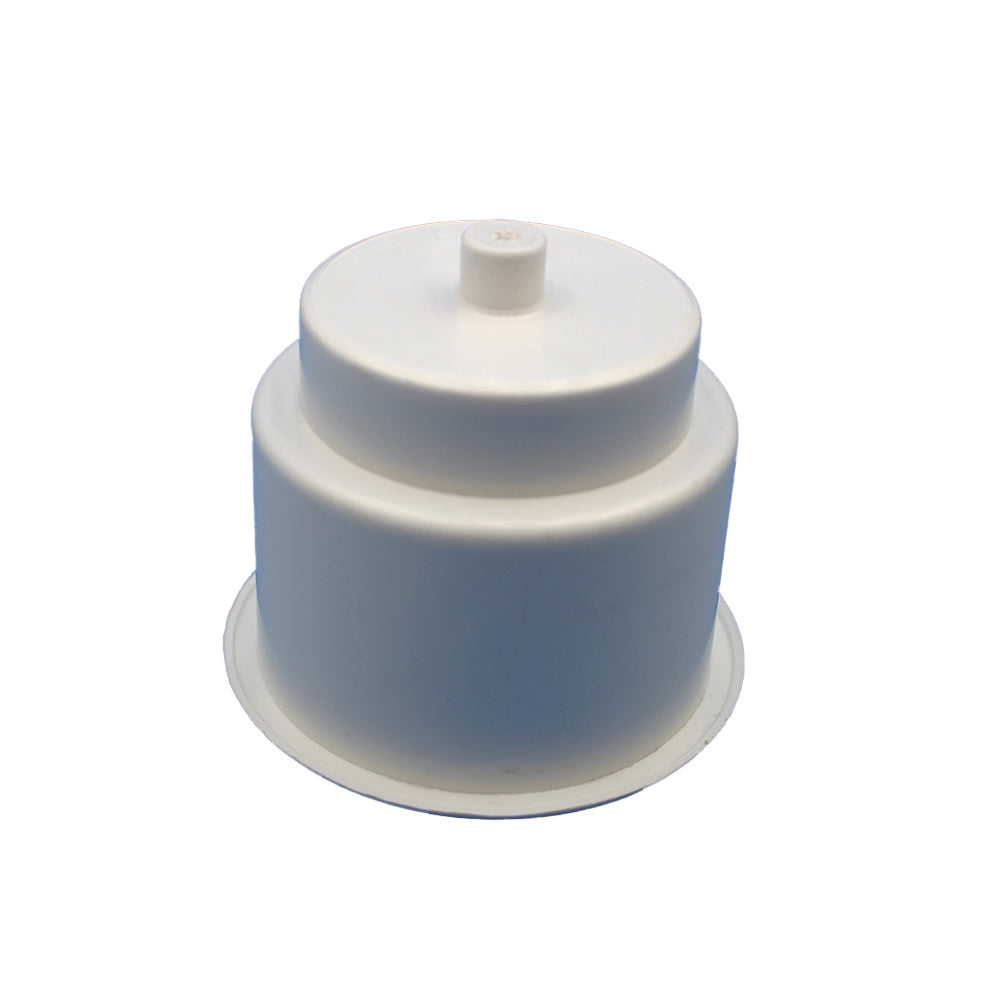 Single Plastic Two Tiered White Plastic Cup Drink Can Holder Boat RV Drain Hole