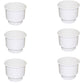 6 Pack Boat Plastic Cup Drink Can Holder with Drain for Marine RV Car Pontoon