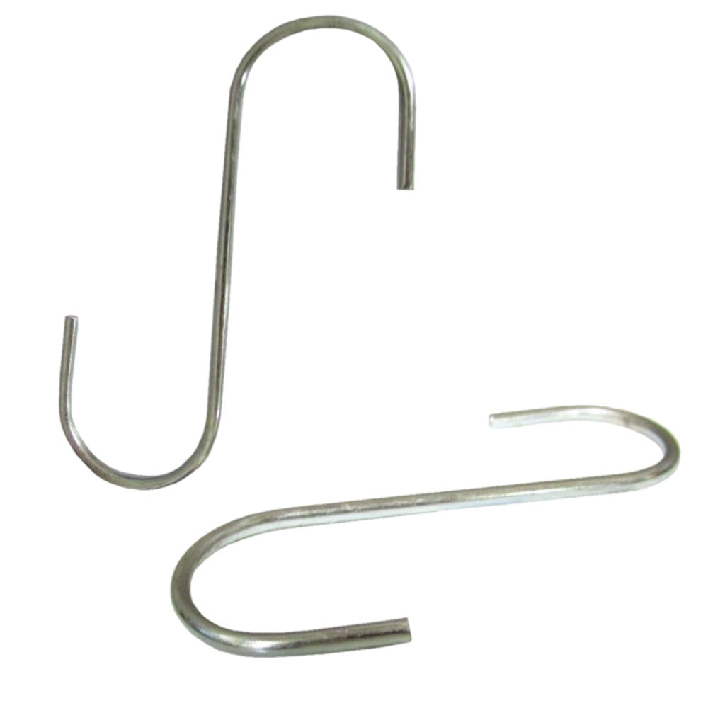 (50) 5" Steel S-Hooks For Various Household and Yard & Garden Applications