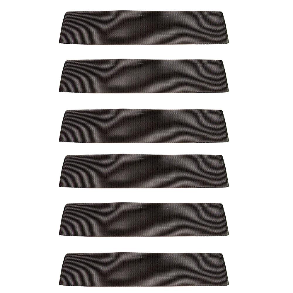 6 Sliding 12" Sleeves Webbing Web Protector for 2" Ratchet Tie Down Strap