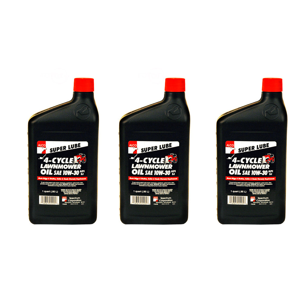 Set of Three 10w/30 4-Cycle Small Engine Motor Oil Quarts S.128968