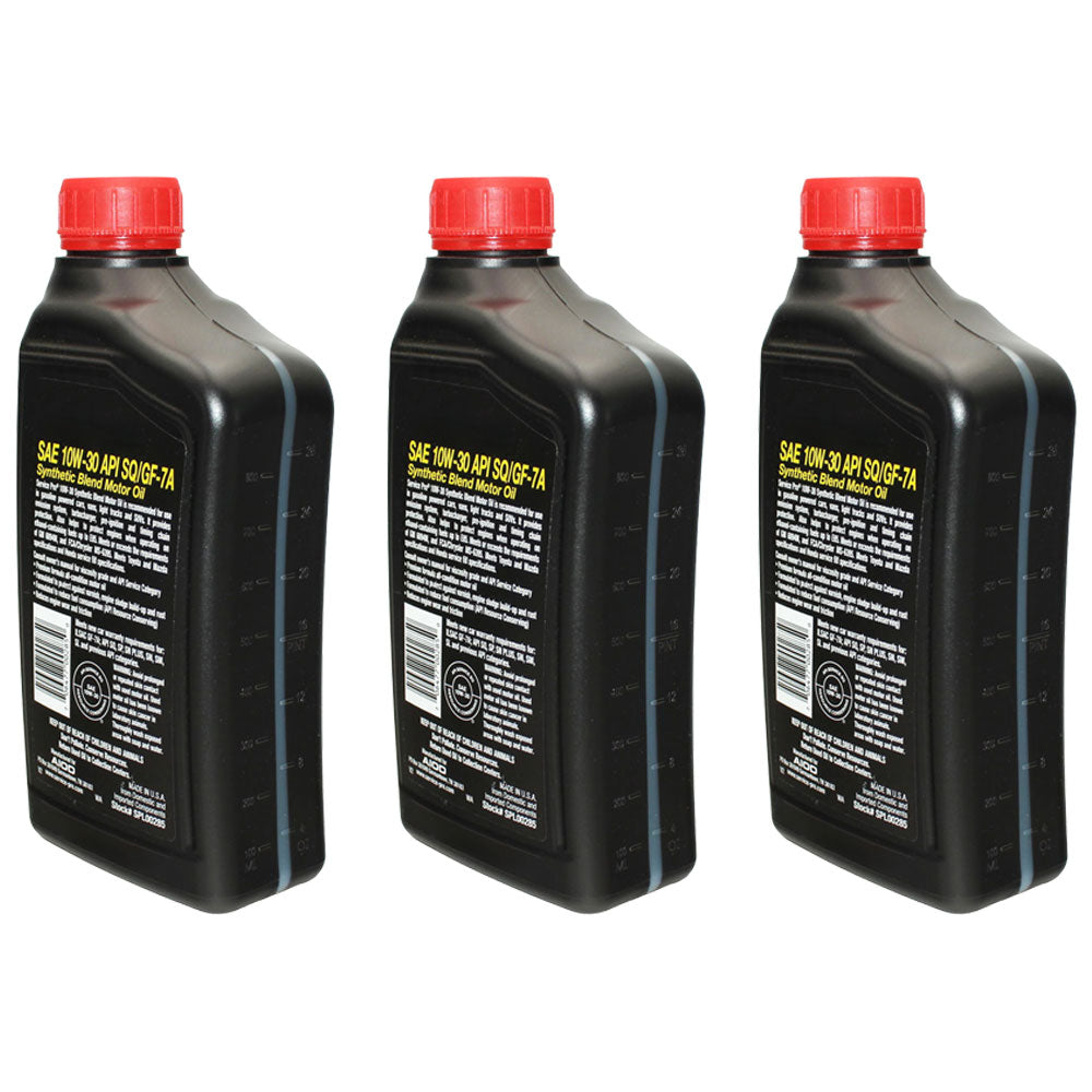Qty 3: Engine Oil Quart 
 Fits Sabre Replaces TY22029