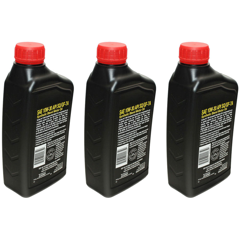 Qty 3: Engine Oil Quart 
 Fits Murray Replaces 215308
