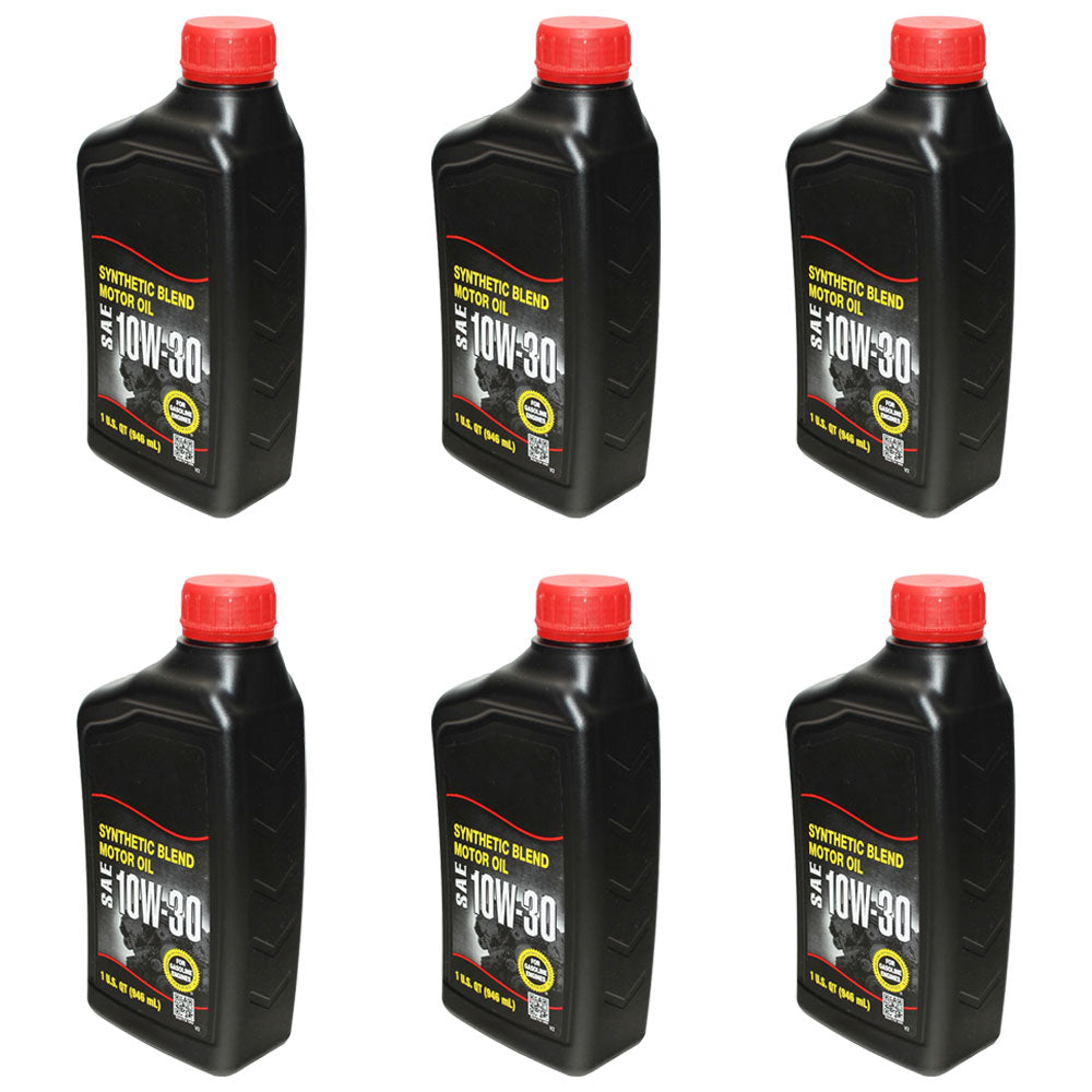 Qty 6: Engine Oil Quart  Fits John Deere Replaces TY22029