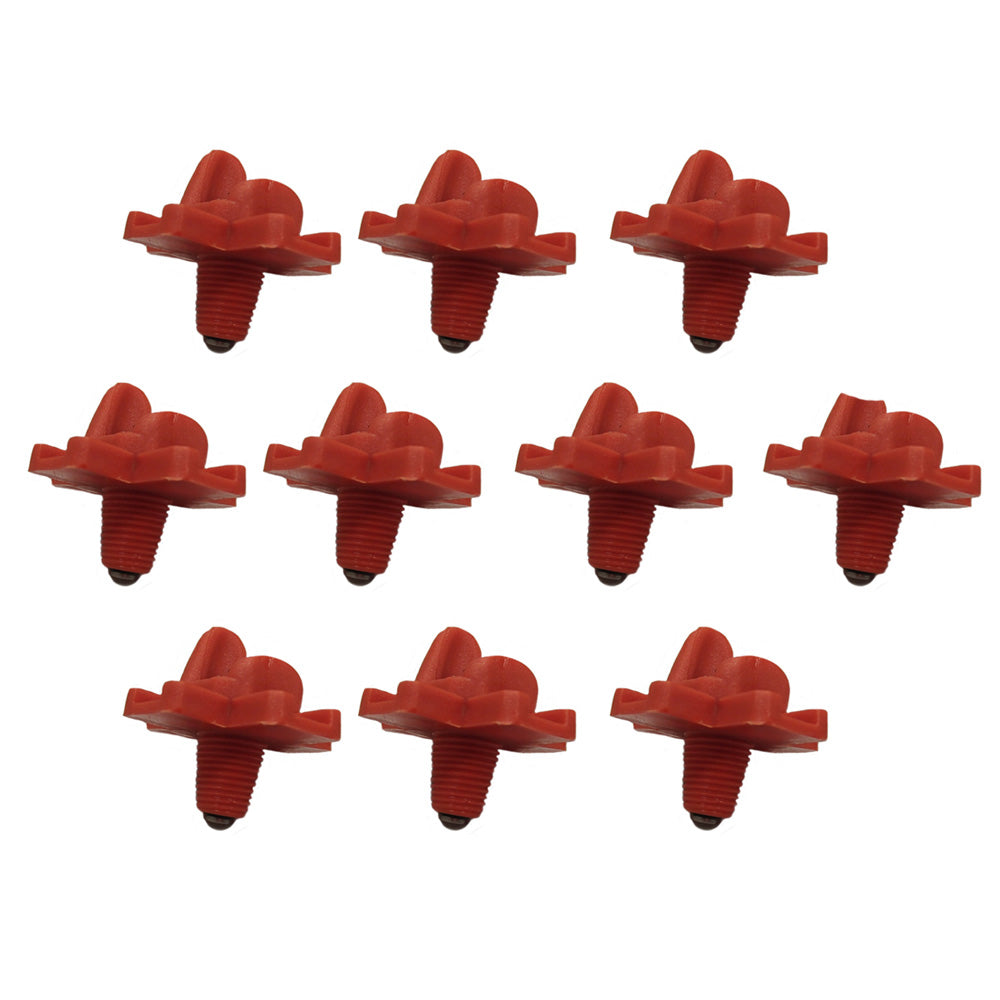 10 Pack Poultry Water Nipples Horizontal Side Mount Chicken Nipple Water Drinker