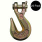 (4) G70 3/8" Clevis Grab Hooks Tow Chain Hook Flatbed Truck Trailer Tie Down