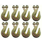8 G70 3/8" Clevis Grab Hooks for Wrecker Tow Chain Flatbed Trailer Tie-Down