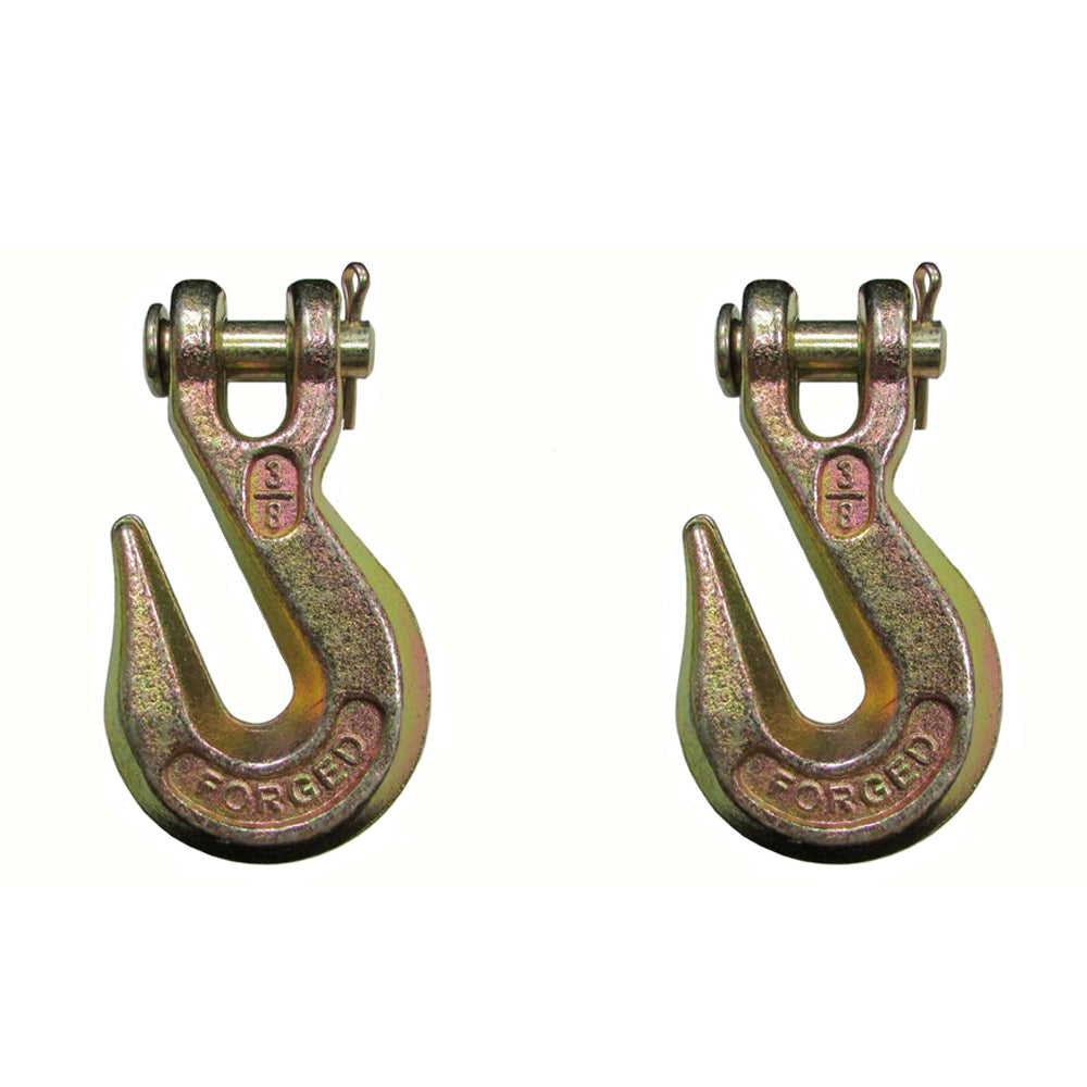 (2) 3/8" Grade 70 Clevis Grab Hooks