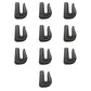 10 Weld On Grab Chain Hooks 3/8" G70 Bucket Trailer Rigging 6,600 WLL 0900104