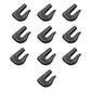 10 Weld On Grab Chain Hooks 3/8" G70 Bucket Trailer Rigging 6,600 WLL 0900104